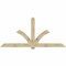 Ekena Millwork Redmond Rough Sawn Timber Gable Bracket, Douglas Fir, 108"W x 49"H x 6"D x 6"F, 11/12 Pitch GBW108X49X0606RED00RDF - alternate 1